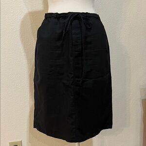 Ralph Lauren Black Linen Skirt